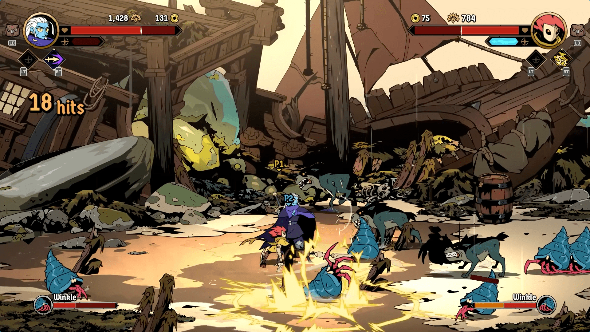 Absolum combat - Visual effects